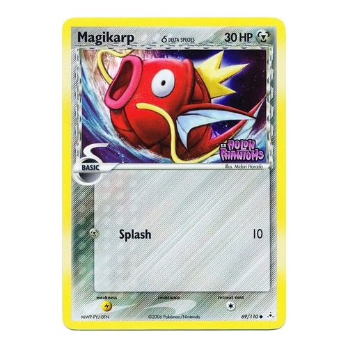Magikarp (Delta Species) 69/110 EX Holon Phantoms Reverse Holo Common Pokemon Card NEAR MINT TCG