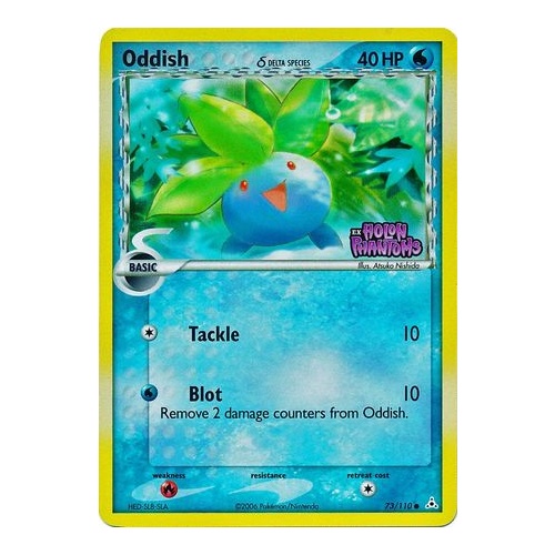 Oddish (Delta Species) 73/110 EX Holon Phantoms Reverse Holo Common Pokemon Card NEAR MINT TCG