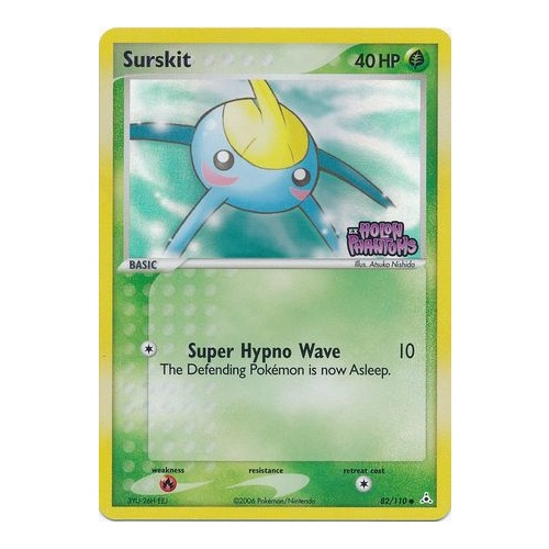 Surskit 82/110 EX Holon Phantoms Reverse Holo Common Pokemon Card NEAR MINT TCG