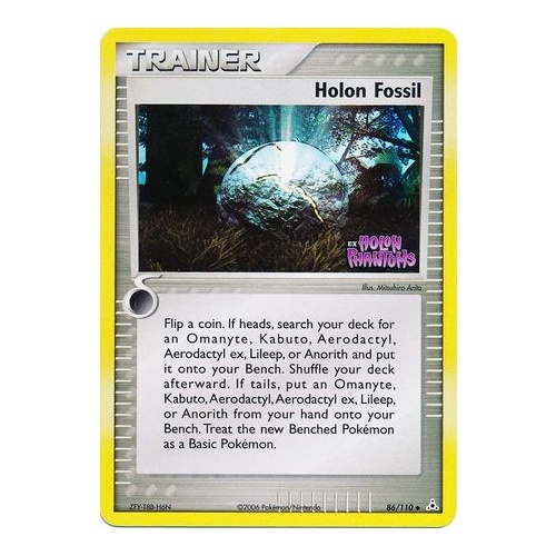 Holon Fossil 86/110 EX Holon Phantoms Reverse Holo Uncommon Trainer Pokemon Card NEAR MINT TCG