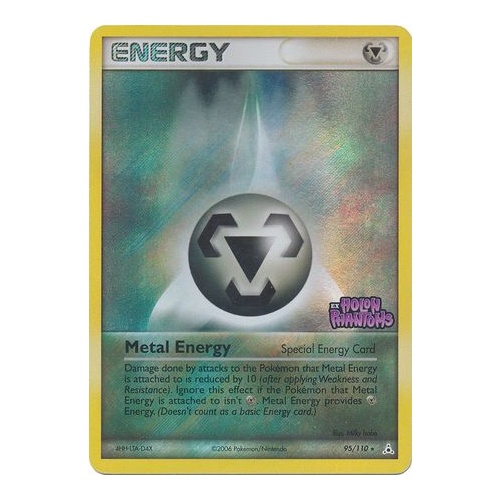 Metal Energy 95/110 EX Holon Phantoms Reverse Holo Rare Pokemon Card NEAR MINT TCG