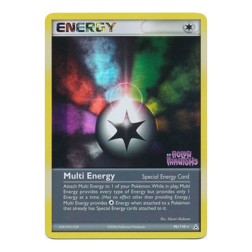 Multi Energy 96/110 EX Holon Phantoms Reverse Holo Rare Pokemon Card NEAR MINT TCG