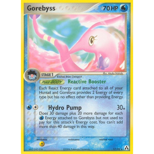 Gorebyss 17/92 EX Legend Maker Rare Pokemon Card NEAR MINT TCG