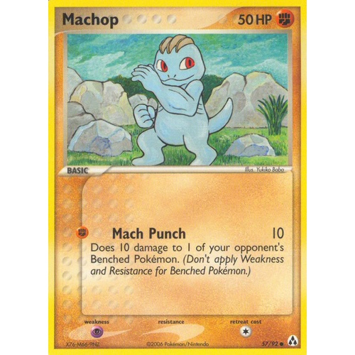 Machop 57/92 EX Legend Maker Common Pokemon Card NEAR MINT TCG