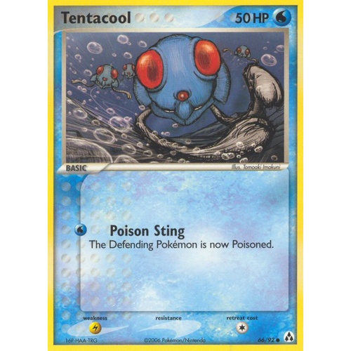 Tentacool 66/92 EX Legend Maker Common Pokemon Card NEAR MINT TCG
