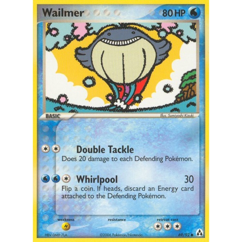 Wailmer 69/92 EX Legend Maker Common Pokemon Card NEAR MINT TCG