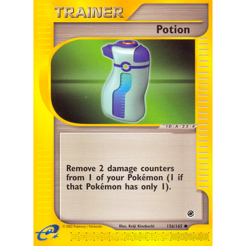 Potion 156/165 E-Series Expedition Common Trainer Pokemon Card NEAR MINT TCG