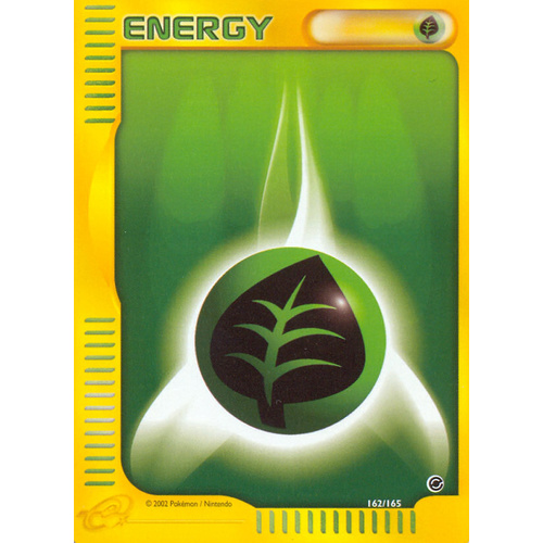 Grass Energy 162/165 E-Series Expedition Common Pokemon Card NEAR MINT TCG