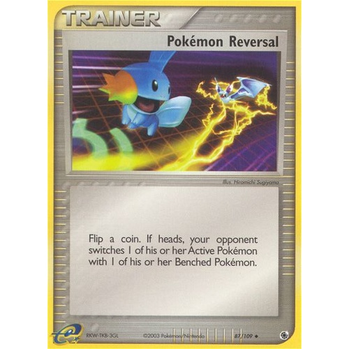 Pokemon Reversal 87/109 EX Ruby and Sapphire Uncommon Trainer Pokemon Card NEAR MINT TCG