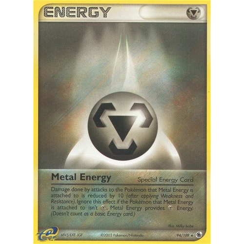 Metal Energy 94/109 EX Ruby and Sapphire Rare Pokemon Card NEAR MINT TCG