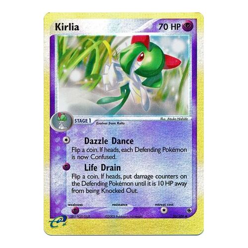 Kirlia 35/109 EX Ruby and Sapphire Reverse Holo Uncommon Pokemon Card NEAR MINT TCG