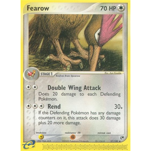 Fearow 37/100 EX Sandstorm Uncommon Pokemon Card NEAR MINT TCG