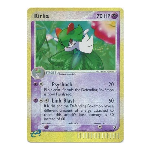 Kirlia 40/100 EX Sandstorm Reverse Holo Uncommon Pokemon Card NEAR MINT TCG