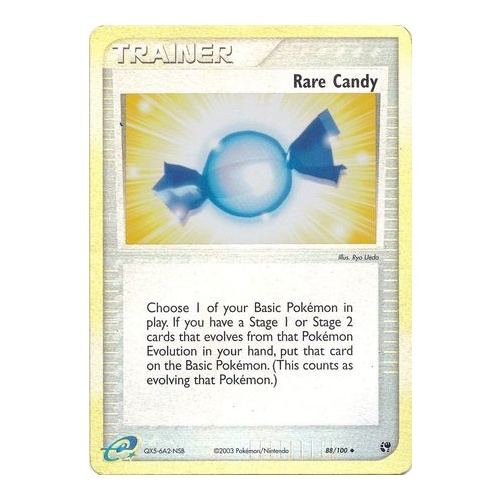 Rare Candy 88/100 EX Sandstorm Reverse Holo Uncommon Trainer Pokemon Card NEAR MINT TCG