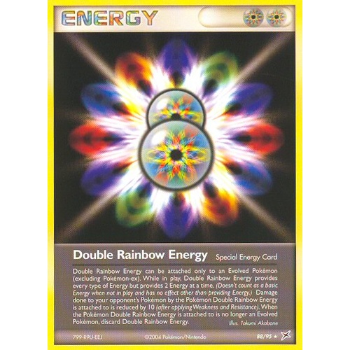 Double Rainbow Energy 88/95 EX Team Magma vs Team Aqua Uncommon Pokemon Card NEAR MINT TCG