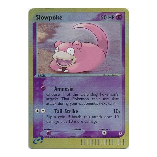 Slowpoke 45/95 EX Team Magma vs Team Aqua Reverse Holo Common Pokemon Card NEAR MINT TCG