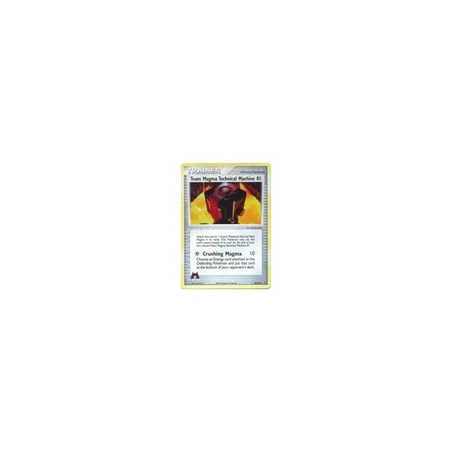 Team Magma Technical Machine 01 84/95 EX Team Magma vs Team Aqua Reverse Holo Uncommon Trainer Pokemon Card NEAR MINT TCG
