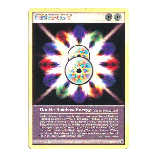 Double Rainbow Energy 88/95 EX Team Magma vs Team Aqua Reverse Holo Uncommon Pokemon Card NEAR MINT TCG