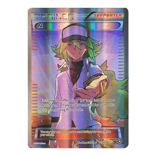 N 105a/124 XY Fates Collide Ultra Rare Full Art Pokemon Card NEAR MINT Alternate Art Promo