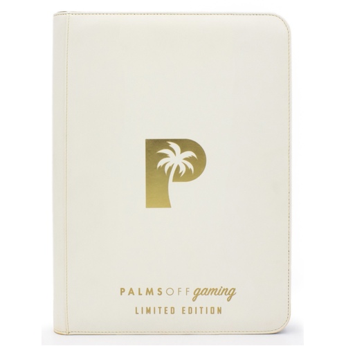 PALMS OFF GAMING LIMITED EDITION 9 Pocket Full View Portfolio zip binder