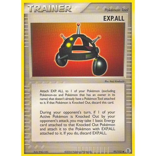 Exp. All 91/112 EX Fire Red & Leaf Green Uncommon Trainer Pokemon Card NEAR MINT TCG