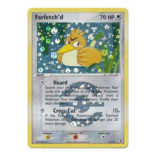 Farfetch'd 23/112 EX Fire Red & Leaf Green Reverse Holo Rare Pokemon Card NEAR MINT TCG