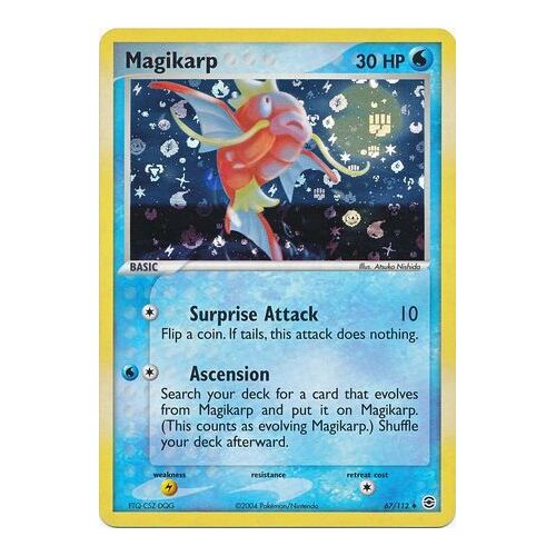 Magikarp 67/112 EX Fire Red & Leaf Green Reverse Holo Common Pokemon Card NEAR MINT TCG