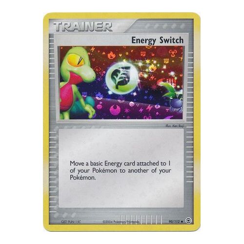 Energy Switch 90/112 EX Fire Red & Leaf Green Reverse Holo Uncommon Trainer Pokemon Card NEAR MINT TCG