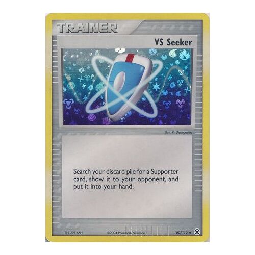 VS Seeker 100/112 EX Fire Red & Leaf Green Reverse Holo Uncommon Trainer Pokemon Card NEAR MINT TCG