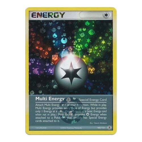 Multi Energy 103/112 EX Fire Red & Leaf Green Reverse Holo Rare Pokemon Card NEAR MINT TCG