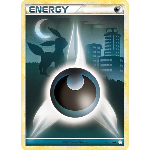 Darkness Energy 121/123 HS Base Set Common Pokemon Card NEAR MINT TCG