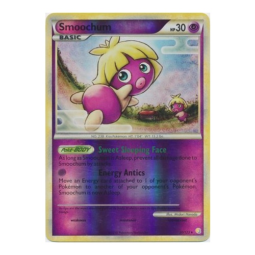 Smoochum 30/123 HS Base Set Reverse Holo Rare Pokemon Card NEAR MINT TCG