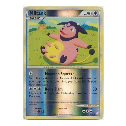 Miltank 47/123 HS Base Set Reverse Holo UnReverse Holo Common Pokemon Card NEAR MINT TCG
