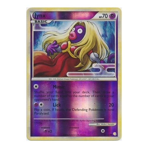 Jynx 69/123 HS Base Set Reverse Holo Common Pokemon Card NEAR MINT TCG