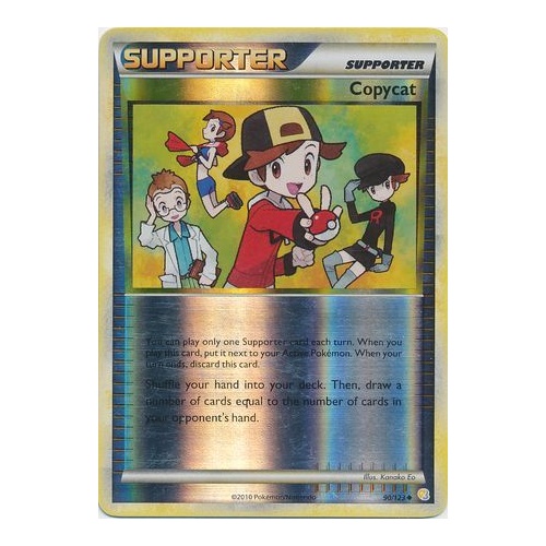Copycat 90/123 HS Base Set Reverse Holo Uncommon Trainer Pokemon Card NEAR MINT TCG