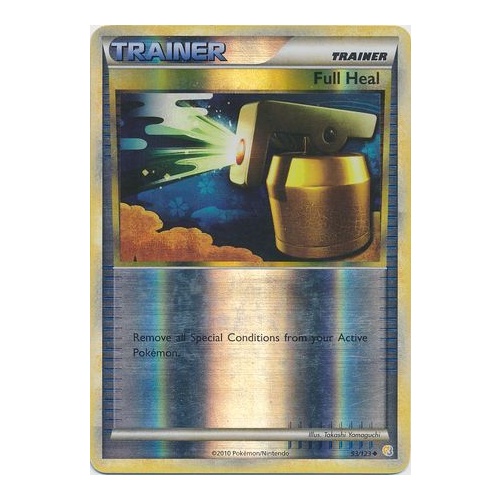 Full Heal 93/123 HS Base Set Reverse Holo Uncommon Trainer Pokemon Card NEAR MINT TCG