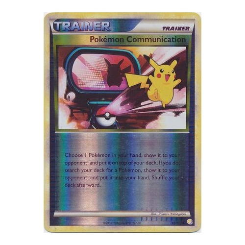 Pokemon Communication 98/123 HS Base Set Reverse Holo Uncommon Trainer Pokemon Card NEAR MINT TCG