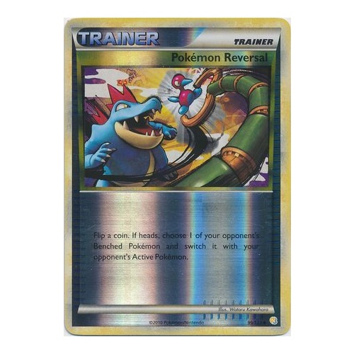 Pokemon Reversal 99/123 HS Base Set Reverse Holo Uncommon Trainer Pokemon Card NEAR MINT TCG