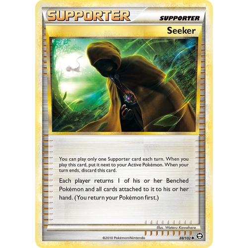Seeker 88/102 HS Triumphant Uncommon Trainer Pokemon Card NEAR MINT TCG