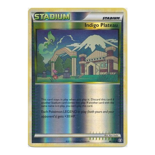 Indigo Plateau 86/102 HS Triumphant Reverse Holo Uncommon Trainer Pokemon Card NEAR MINT TCG