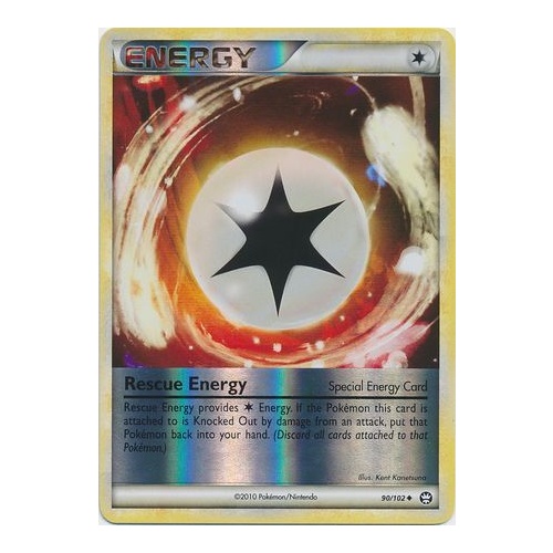 Rescue Energy 90/102 HS Triumphant Reverse Holo Uncommon Pokemon Card NEAR MINT TCG