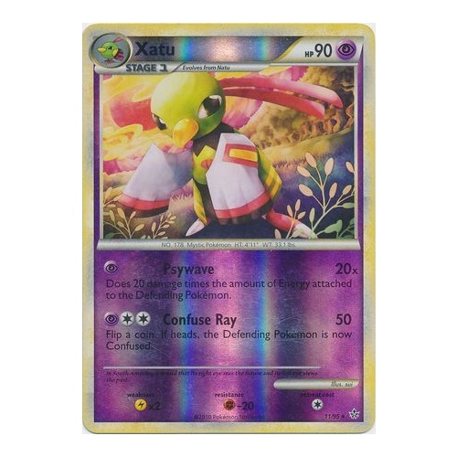 Xatu 11/95 HS Unleashed Reverse Holo Rare Pokemon Card NEAR MINT TCG