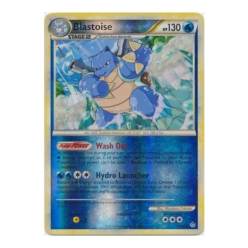 Blastoise 13/95 HS Unleashed Reverse Holo Rare Pokemon Card NEAR MINT TCG