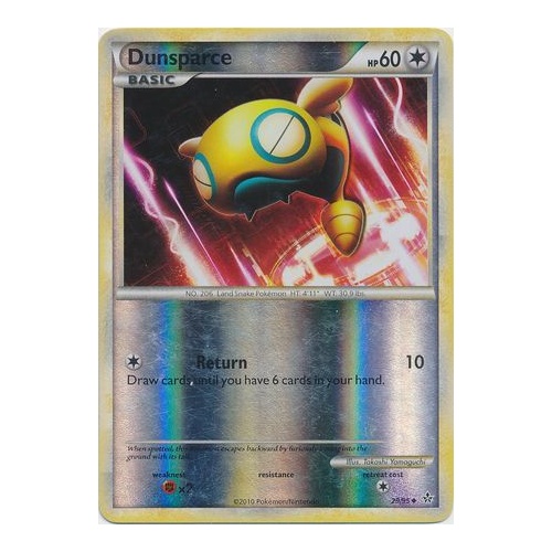 Dunsparce 29/95 HS Unleashed Reverse Holo Uncommon Pokemon Card NEAR MINT TCG