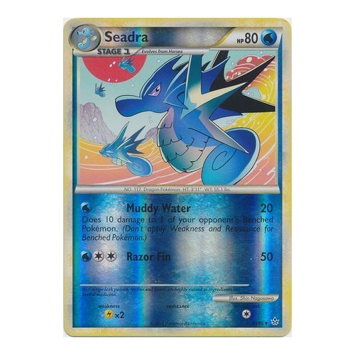 Seadra 40/95 HS Unleashed Reverse Holo Uncommon Pokemon Card NEAR MINT TCG