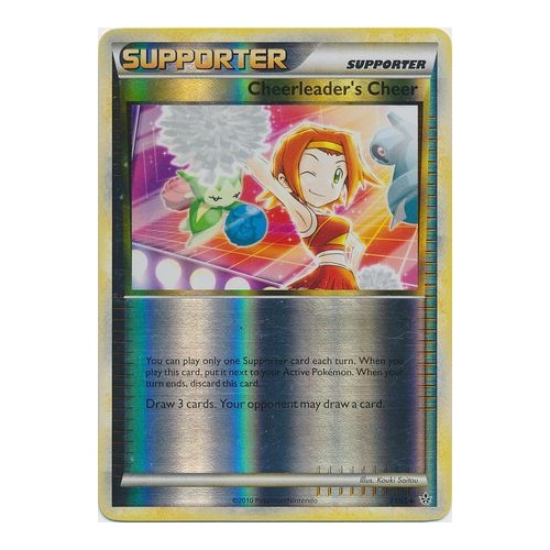 Cheerleader's Cheer 71/95 HS Unleashed Reverse Holo Uncommon Trainer Pokemon Card NEAR MINT TCG
