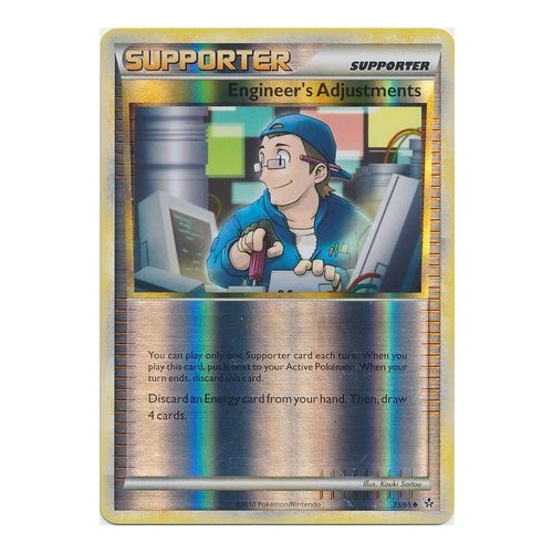 Engineer's Adjustments 75/95 HS Unleashed Reverse Holo Uncommon Trainer Pokemon Card NEAR MINT TCG