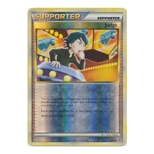 Judge 78/95 HS Unleashed Reverse Holo Uncommon Trainer Pokemon Card NEAR MINT TCG