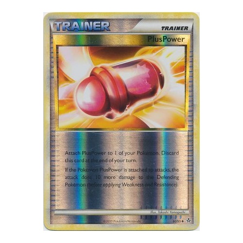 PlusPower 80/95 HS Unleashed Reverse Holo Uncommon Trainer Pokemon Card NEAR MINT TCG