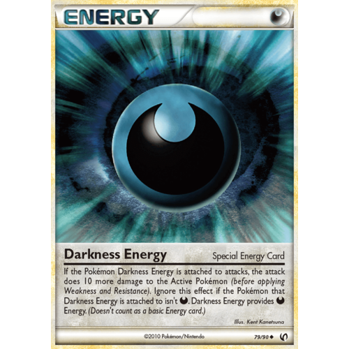 Darkness Energy 79/90 HS Undaunted Uncommon Pokemon Card NEAR MINT TCG